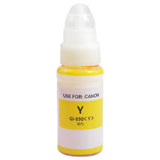 Ink Cartridge Yellow replaces Canon 0666C001, GI490Y