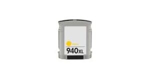 Ink cartridge Yellow replaces HP C4909AE, 940XL