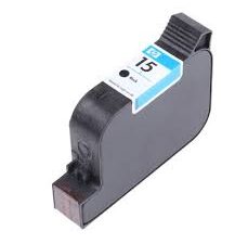 Ink cartridge Black replaces HP C6615DE, 15