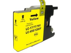 Ink cartridge Yellow replaces Brother LC1280XLY