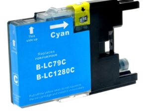 Ink cartridge Cyan replaces Brother LC1280XLC