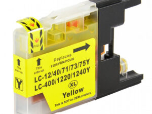 Ink cartridge Yellow replaces Brother LC1240Y