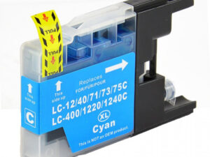 Ink cartridge Cyan replaces Brother LC1240C