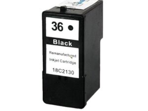 Ink cartridge Black replaces Lexmark 18C2130E, 36