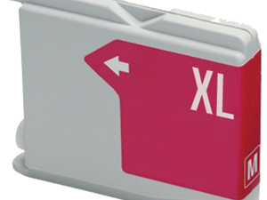 Ink cartridge Magenta replaces Brother LC1100M / LC980M, LC61