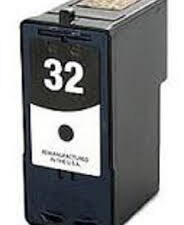 Ink cartridge Black replaces Lexmark 18C0032E, 32