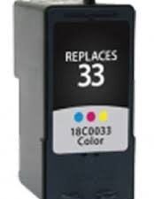 Ink cartridge Color replaces Lexmark 18C0033E, 33
