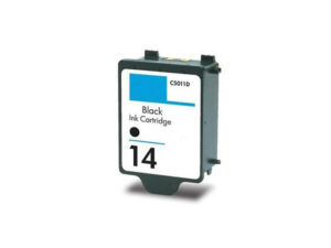 Ink cartridge Black replaces HP C5011AN, 14