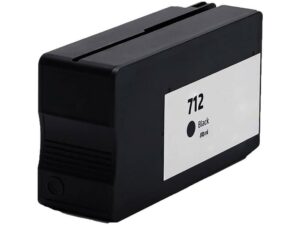 Ink cartridge Black replaces HP 3ED71A, 712B