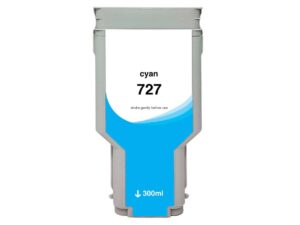 Ink cartridge Black replaces HP F9J76A, 727
