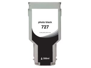 Ink cartridge Black replaces HP F9J79A, 727