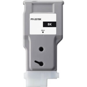 Ink cartridge Black replaces Canon 8789B001, PFI207BK