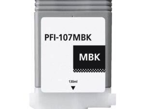 Ink cartridge Mat Black replaces Canon 6704B001, PFI107MBK