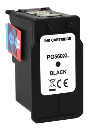 Ink cartridge Black replaces Canon 3712C001, PG560XL