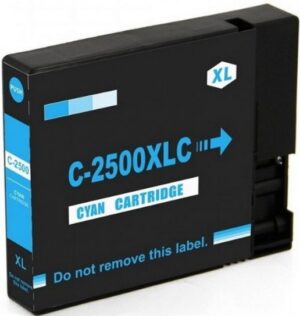 Ink cartridge Cyan replaces Canon 9265B001, PGI2500XLC